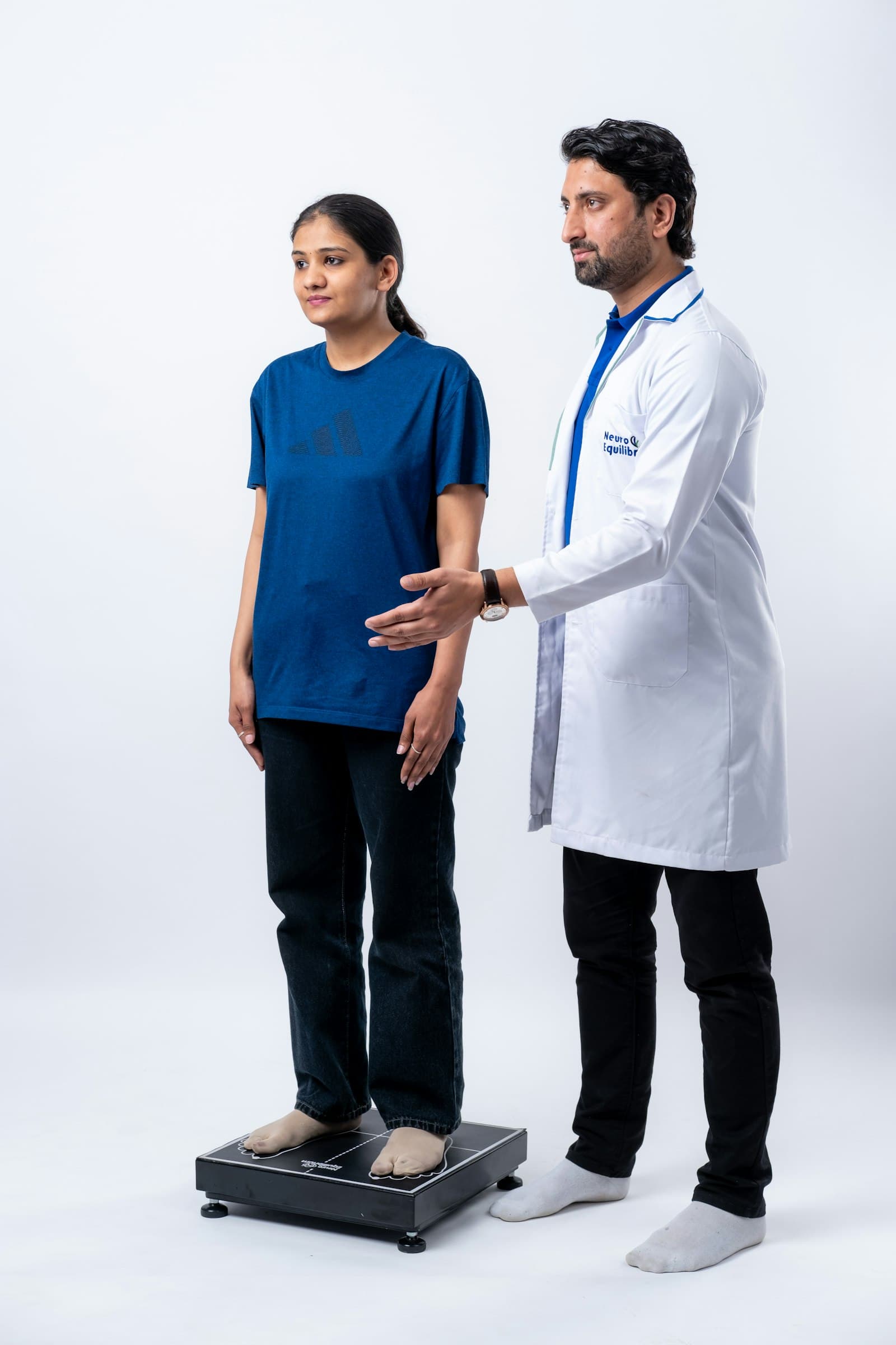 Physiotherapists, students and trainers working together